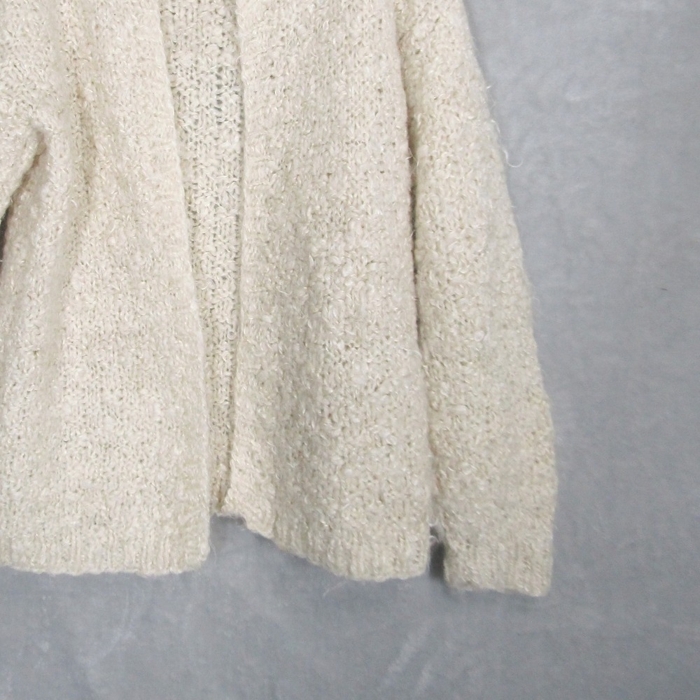 The Black Sheep Large Homespun Knit Cardigan Open Front Cozy Bohemian Women - Picture 2 of 9